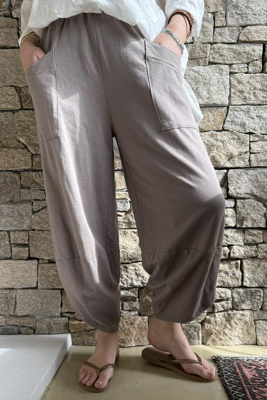Lagen Shelby Barrel Pant Mocha 